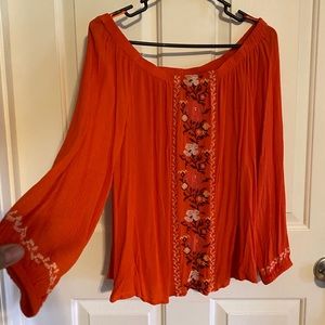 old navy off the shoulder shirt